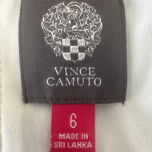 Vince Camuto Size 6 Patel Multicolor Beaded Neck Sleeveless Dress - Picture 4 of 14